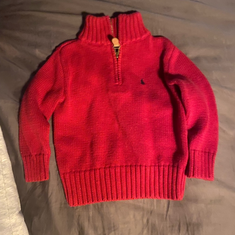Polo by Ralph Lauren Red Knit Pullover